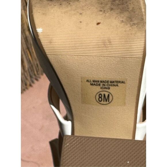 Y.not? Icing Platform Dress Sandals Size 8M - Picture 7 of 8